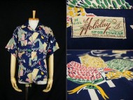 50’s Aloha shirt ヴィンテージ アロハシャツ Holiday 買取査定