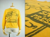 60’s Sweat shirt ヴィンテージスウェットシャツ スヌーピー 染み込みプリント 買取査定