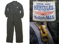 40’s Vintage Denim All in one ヘラクレス ブラックシャンブレー デニムツナギ 買取査定