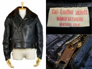40’s Vintage Lether Jacket CalLeatherJackets ライダースジャケット 買取査定
