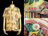50’s Aloha shirt ヴィンテージ アロハシャツ BVD 買取査定