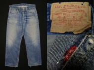 60’s Levis501XX リーバイス501XX リベット無し 色残40% 買取査定