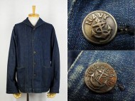 40’s Military Jacket 米軍 NAVY デニムカバーオール チェンジボタン 買取査定