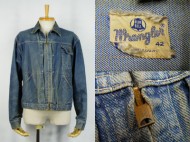 50’s Vintage Denim Jacket Wrangler 11MJZ ラングラー 11MJZ 縦ベル 買取査定