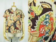40’s Vintage Aloha shirt ヴィンテージ アロハ オールオーバー フラガール 買取査定