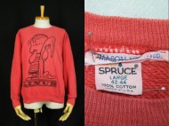 50’s Vintage Sweat shirt SPRUCE スプルース スヌーピー 染込み 買取査定