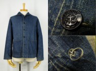 40’s Vintage Denim Jacket NAVY デニムカバーオール チェンジボタン 買取査定