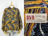 50’s Vintage Aloha shirt BVD ヴィンテージ ハワイアンシャツ オールオーバー 買取査定