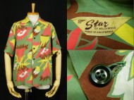 40’s Vintage Aloha shirt ヴィンテージ アロハシャツ Star オールオーバー 買取査