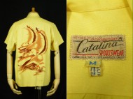 40’s Vintage Aloha shirt Catalina カタリナ ハワイアンシャツ パネル柄 買取査定
