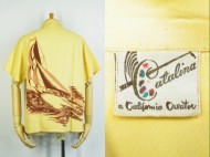 40’s Catalina aloha shirt カタリナ ハワイアンシャツ パネル柄 買取査定