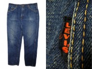 60’s LEVIS 606 BIGE デニムパンツ 黒タブ ビッグE 取査定