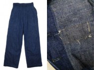 30’s Military Denim Pants 米軍 デニムパンツ シンチバック付 買取査定