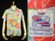 40’s Kahanamoku Vintage Hawaiian Shirt カハナモク オールオーバー 買取査定
