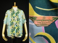 40’s Kamehameha Vintage aloha shirt カメハメハ ボーダーパターン 買取査定