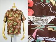 50’s Vintage Aloha shirt CALIFORNIA ハワイアンシャツ オールオーバー 買取査定