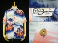 50’s Old Aloha shirt IOLANI ハワイアンシャツ オールオーバー 縮緬 買取査定
