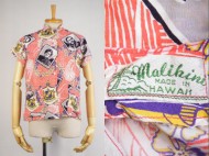 40’s Vintage Aloha shirt Malihini マリヒニ ハワイアンシャツ レディース 買取査定