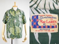 50’s Vintage Aloha shirt MacLAREN マクラーレン アロハシャツ 買取査定