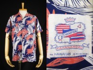 40’s Kahanamoku Aloha shirt カハナモク ハワイアンシャツ レーヨン 買取査定