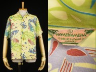 40’s KAMEHAMEHA Vintage Aloha shirt カメハメハ ハワイアンシャツ 買取査定