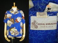 50’s ROYAL HAWAIIAN ハワイアンシャツ 和柄 シルク 買取査定