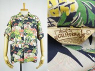 50’s Vintage Aloha shirt CALIFORNIA ハワイアンシャツ オールオーバー 買取査定