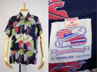 40’s カハナモク Aloha shirt Kahanamoku ハワイアンシャツ モンステラ 買取査定