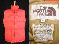 70’s THE NORTH FACE ノースフェイス ダウンベスト 茶タグ ジャケット 買取査定