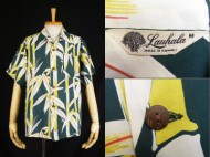 40’s Vintage Aloha shirt Lauhale レーヨン ハワイアンシャツ 竹 和柄 買取査定