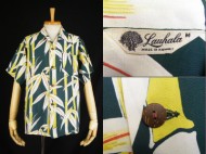 40’s Vintage Aloha shirt Lauhale レーヨン ハワイアンシャツ 竹 和柄 買取査定