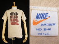 70’s NIKE Tシャツ オレンジタグ 四連 ゴツナイキ Tee 買取査定