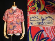 50’s Aloha shirt Surfrigers サーフライダース ハワイアンシャツ 買取査定