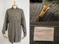 40’s black chambray shirt ハーフジップ ブラックシャンブレーシャツ 買取査定