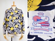 40’s Aloha shirt Kahanamoku カハナモク 長袖 ハワイアンシャツ 買取査定