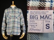 70’s BIGMAC heavyweight flannel shirts ビッグマック ヘビーネルシャツ 買取査定