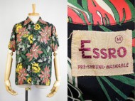 50’s VINTAGE ALOHA SHIRT ESSRO ハワイアンシャツ レーヨン 買取査定