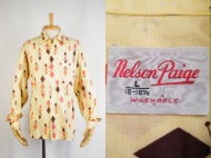 50’s Gabardine Shirts Nelson Paiqe 長袖 コットンギャバシャツ 買取査定