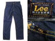 60’s Lee リー 101-Z サイド黒タグ 片耳 Vintage Denim pants 買取査定
