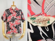 40’s Aloha shirt California ハワイアンシャツ ロブスター レア柄 買取査定