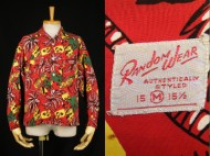 40’s RANDOM WEAR 長袖 レーヨン ハワイアンシャツ 買取査定