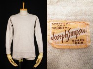 40’s Joseph sipson ウール スウェットシャツ 買取査定