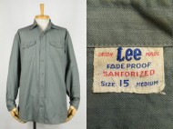 50’s Vintage Work Shirts Lee HBT 長袖ワークシャツ 買取査定