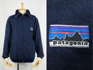 70’s Patagonia パタゴニア パイルジャケット フルジップ 白タグ 紺色 買取査定 ｜ ヴィンテージ古着買取のアメリカンバイヤーズ