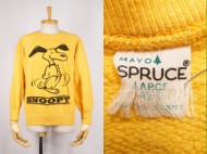 60’s SPRUCE Vintage Sweatshirts スプルース スヌーピー スウェット 買取査定