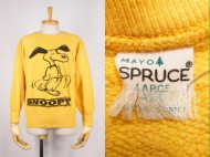 60’s SPRUCE Vintage Sweatshirts スプルース スヌーピー スウェット 買取査定