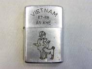 60年代 VIET NAM 67-68 Zippo ベトナムジッポー lady dog 買取査定