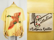 40’s Vintage Aloha Catalina カタリナ ハワイアンシャツ パネル 鴨 希少 買取査定