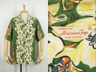 40’s Vintage Aloha shirt Hawaiian Togs ハワイアンシャツ ボーダー 買取査定