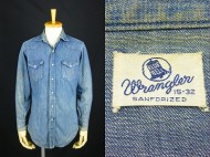 60’s BLUE BELL Wrangler Denim Shirt ラングラー デニムウエスタンシャツ 買取査定